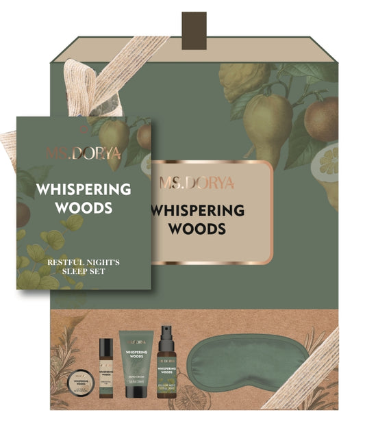 Whispering Woods - Quiet Nights Sleep Aid Gift Set (5 pcs) Bath & Body Gift Set