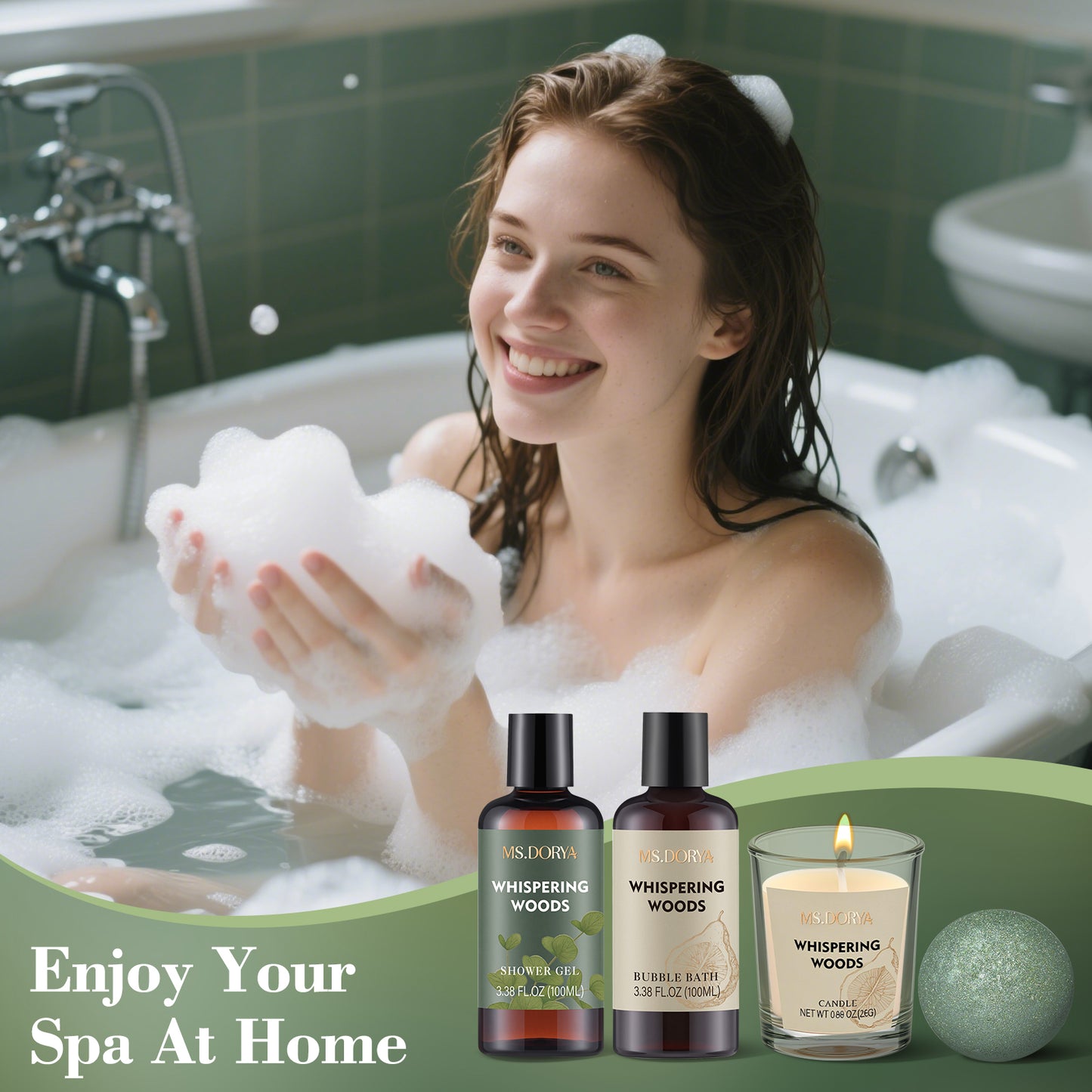 Whispering Woods - Natural Pampering Gift Set (10 pcs)