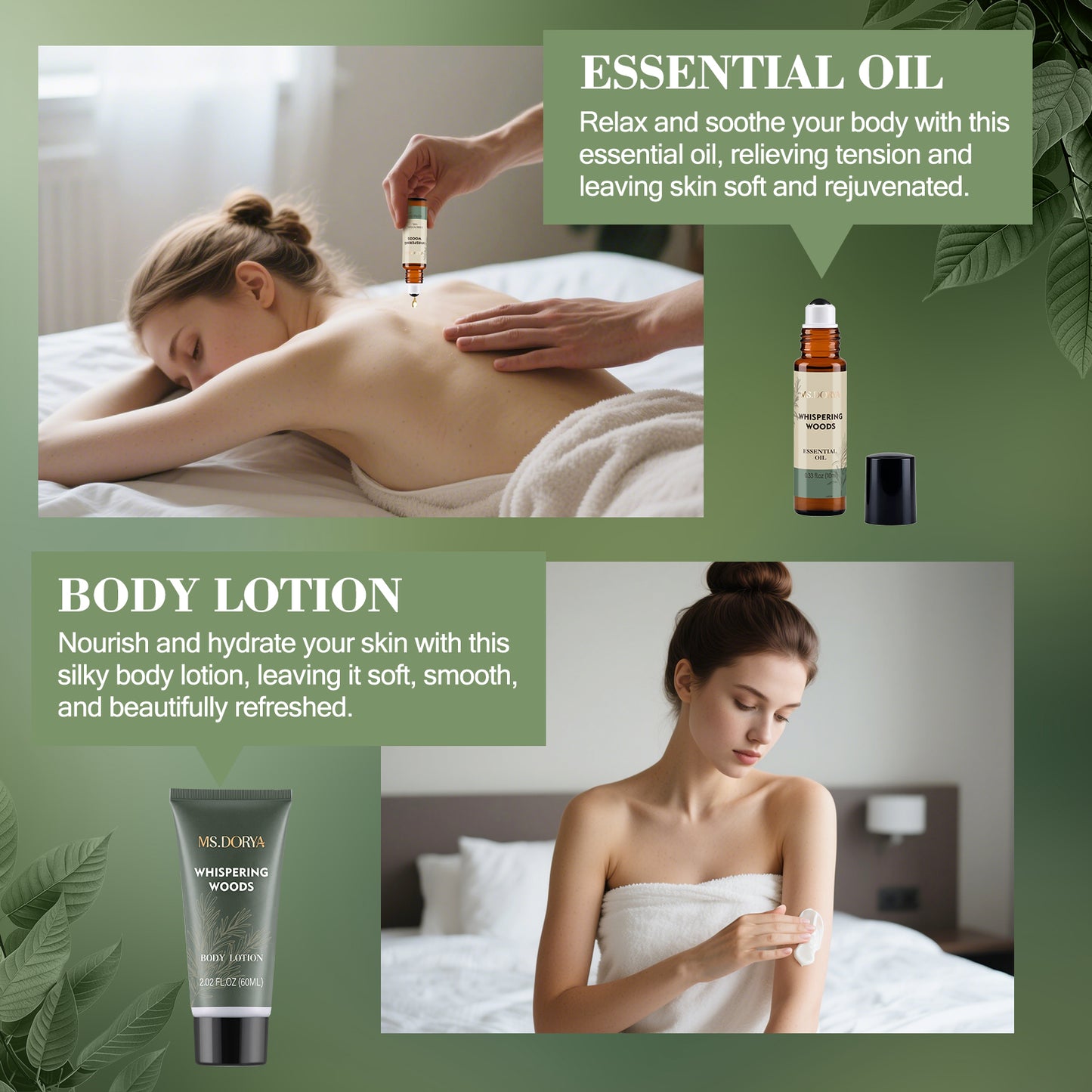 Whispering Woods - Natural Pampering Gift Set (10 pcs)